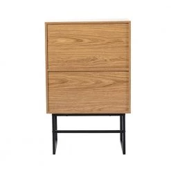 Krle 2-Door Acorn Accent Cabinet with Shelves by JAYDEN CREATION -JAYDEN CREATION Sales acorn jayden creation display cabinets hsczs0270 acorn 66 1000