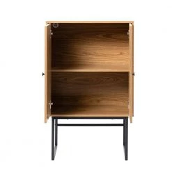Krle 2-Door Acorn Accent Cabinet with Shelves by JAYDEN CREATION -JAYDEN CREATION Sales acorn jayden creation display cabinets hsczs0270 acorn 77 1000