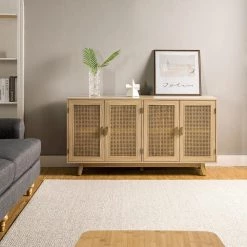 Buthrotos 58 in. W Acorn TV Stand for TVs up to 65 in. with Shelf by JAYDEN CREATION 19 Buthrotos 58 in. W Acorn TV Stand for TVs up to 65 in. with Shelf by JAYDEN CREATION -JAYDEN CREATION Sales acorn jayden creation tv stands tvsls0462 acorn 31 1000