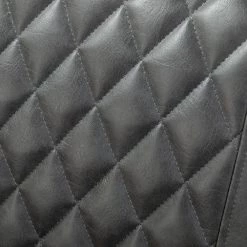 Lachish Lesuire Anthracite PU Arm Chair with Tufted Back by JAYDEN CREATION -JAYDEN CREATION Sales anthracite jayden creation accent chairs hchww0089 anthracite 44 1000