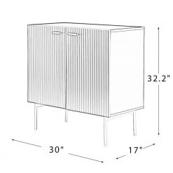 Laconia 30 in. Tall 2-Door Black Accent Cabinet with Shelves by JAYDEN CREATION -JAYDEN CREATION Sales black jayden creation accent cabinets scbsd0531 black 76 1000