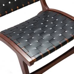 Igor Black Side Chair with Rubber Wood Legs by JAYDEN CREATION -JAYDEN CREATION Sales black jayden creation accent chairs chaf0238 black 4f 1000