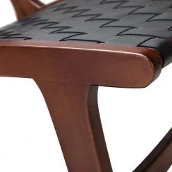 Igor Black Side Chair with Rubber Wood Legs by JAYDEN CREATION -JAYDEN CREATION Sales black jayden creation accent chairs chaf0238 black s2 44 1000