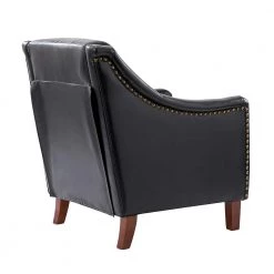 Lapithae Black Armchair with Nailhead Trim by JAYDEN CREATION 13 Lapithae Black Armchair with Nailhead Trim by JAYDEN CREATION -JAYDEN CREATION Sales black jayden creation accent chairs chwh0516 black c3 1000