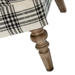 Mandan Black Upholstered Accent Amchair with Plaid Pattern by JAYDEN CREATION 17 Mandan Black Upholstered Accent Amchair with Plaid Pattern by JAYDEN CREATION -JAYDEN CREATION Sales black jayden creation accent chairs hchs0193 black fa 1000