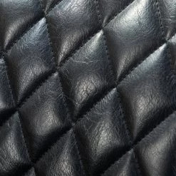 Lachish Lesuire Black Leg Black PU Arm Chair with Tufted Back (Set of 2) by JAYDEN CREATION -JAYDEN CREATION Sales black jayden creation accent chairs hchww0089 black s2 44 1000