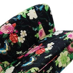 Arezo 47 in. Comfy Black Loveseat with Channel Tufted Back by JAYDEN CREATION -JAYDEN CREATION Sales black jayden creation loveseats sfm0401 black 4f 1000