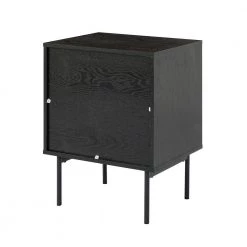Orena 19.7 in. W x 15.7 in. D x 25.2 in. H 2-Drawer Black Nightstand (Set of 2) by JAYDEN CREATION -JAYDEN CREATION Sales black jayden creation nightstands nsbsd0390 black s2 c3 1000