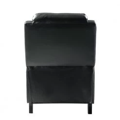 Tonle 29.5" Wide Black Genuine Leather Manual Club Recliner by JAYDEN CREATION -JAYDEN CREATION Sales black jayden creation recliners hrcxa0266 black 66 1000