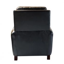 Theresa Black Cigar Genuine Cigar Leather Recliner with Nailhead Trim (Set of 2) by JAYDEN CREATION -JAYDEN CREATION Sales black jayden creation recliners rclb0191 black s2 66 1000