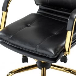 Patrizia Black Task Chair with Tufted by JAYDEN CREATION -JAYDEN CREATION Sales black jayden creation task chairs ofht0417 black 1f 1000