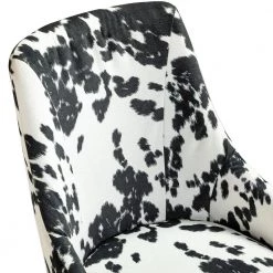 Arce Black Swivel Gold Legs Task Chair by JAYDEN CREATION -JAYDEN CREATION Sales black jayden creation task chairs ofm0022 black 4f 1000