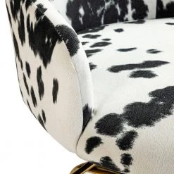 Arce Black Swivel Gold Legs Task Chair by JAYDEN CREATION -JAYDEN CREATION Sales black jayden creation task chairs ofm0022 black fa 1000