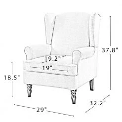Daunus Blue Armchair with Turned Legs by JAYDEN CREATION -JAYDEN CREATION Sales blue jayden creation accent chairs chhd0420 blue 76 1000