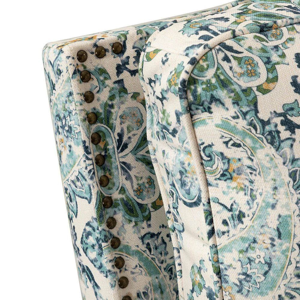 Orlando Blue Manual Swivel Glider Recliner with Swivel Base by JAYDEN CREATION 7 Orlando Blue Manual Swivel Glider Recliner with Swivel Base by JAYDEN CREATION - Image 7