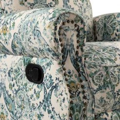 Orlando Blue Manual Swivel Glider Recliner with Swivel Base by JAYDEN CREATION 14 Orlando Blue Manual Swivel Glider Recliner with Swivel Base by JAYDEN CREATION -JAYDEN CREATION Sales blue jayden creation recliners rchd0623 blue 4f 1000