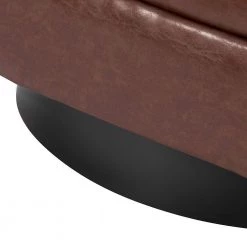 Faunus Brown Swivel Armchair with Nailhead Trim Set of 2 by JAYDEN CREATION -JAYDEN CREATION Sales brown jayden creation accent chairs chm0514 brown s2 fa 1000