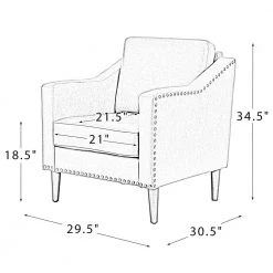 Celio Vegan Leather Brown Armchair with Solid wood Legs by JAYDEN CREATION -JAYDEN CREATION Sales brown jayden creation accent chairs chwh0598 brown 76 1000