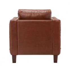 P1 a cido Brown Club Chair with Nailhead Trim by JAYDEN CREATION -JAYDEN CREATION Sales brown jayden creation accent chairs chxr0291 brown 66 1000