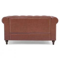 Antonio 60 in. W Brown Loveseat with Nailhead Trim by JAYDEN CREATION -JAYDEN CREATION Sales brown jayden creation loveseats cy2026b 2 brown p 66 1000