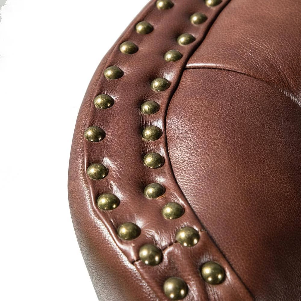 Isabel Brown Genuine Leather Recliner with Tufted Back by JAYDEN CREATION 7 Isabel Brown Genuine Leather Recliner with Tufted Back by JAYDEN CREATION - Image 7