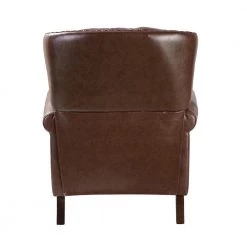 Isabel Brown Genuine Leather Recliner with Tufted Back Set of 2 by JAYDEN CREATION -JAYDEN CREATION Sales brown jayden creation recliners rcxa0346 brown s2 66 1000