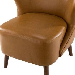 Abas Camel Side Chair with Wingback (Set of 2) by JAYDEN CREATION 15 Abas Camel Side Chair with Wingback (Set of 2) by JAYDEN CREATION -JAYDEN CREATION Sales camel jayden creation accent chairs chm0512 camel s2 1f 1000