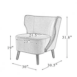 Abas Camel Side Chair with Wingback (Set of 2) by JAYDEN CREATION 18 Abas Camel Side Chair with Wingback (Set of 2) by JAYDEN CREATION -JAYDEN CREATION Sales camel jayden creation accent chairs chm0512 camel s2 76 1000