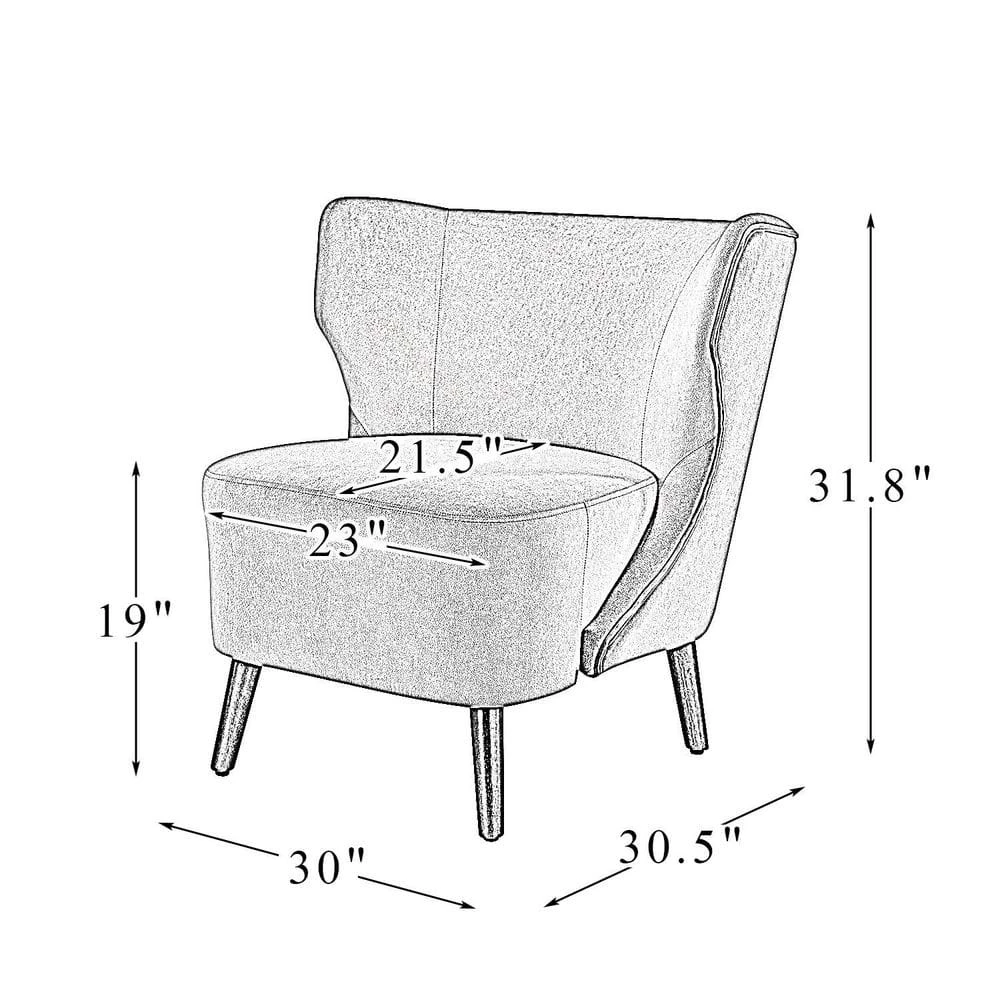 Abas Camel Side Chair with Wingback (Set of 2) by JAYDEN CREATION 9 Abas Camel Side Chair with Wingback (Set of 2) by JAYDEN CREATION - Image 9