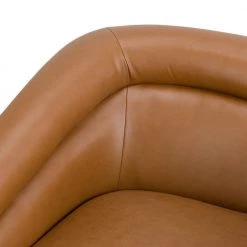 Liz Camel Vegan Leather Barrel Chair with Wooden Legs (Set of 2) by JAYDEN CREATION 16 Liz Camel Vegan Leather Barrel Chair with Wooden Legs (Set of 2) by JAYDEN CREATION -JAYDEN CREATION Sales camel jayden creation accent chairs chm0585 camel s2 44 1000