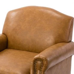 Gianluigi Camel ArmChair with Rolled Arms by JAYDEN CREATION -JAYDEN CREATION Sales camel jayden creation accent chairs chwh0413 camel 44 1000