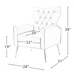 Actaeon Camel Accent Armchair with Metal Legs (Set of 2) by JAYDEN CREATION -JAYDEN CREATION Sales camel jayden creation accent chairs chwh0426 camel s2 76 1000