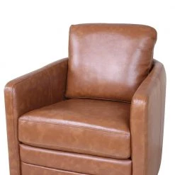 Denver Camel Swivel Chair with a Swivel Base (Set of 2) by JAYDEN CREATION -JAYDEN CREATION Sales camel jayden creation accent chairs knm527 camel s2 c3 1000