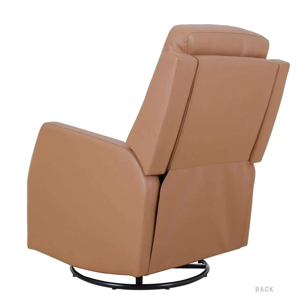 Coral Camel Swivel Recliner by JAYDEN CREATION 4 Coral Camel Swivel Recliner by JAYDEN CREATION - Image 4