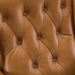 Cilla Genuine Leather Camel Manual Recliner with Wooden Legs by JAYDEN CREATION -JAYDEN CREATION Sales camel jayden creation recliners rcxa0464 camel 44 1000