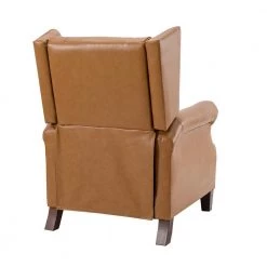 Coeus Genuine Leather Camel Manual Recliner with Nailhead Trims by JAYDEN CREATION -JAYDEN CREATION Sales camel jayden creation recliners rcxa0465 camel c3 1000