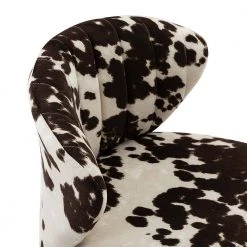 Diana Cowhide Side Chair with Metal Legs by JAYDEN CREATION -JAYDEN CREATION Sales cowhide jayden creation accent chairs chm0423 cowhide 44 1000