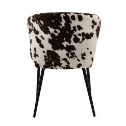 Diana Cowhide Side Chair with Metal Legs by JAYDEN CREATION -JAYDEN CREATION Sales cowhide jayden creation accent chairs chm0423 cowhide 66 1000
