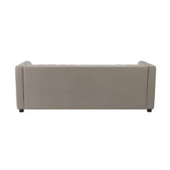Pachynus 83" Genuine Leather Dove Sofa with Channel-tufted-A+B by JAYDEN CREATION -JAYDEN CREATION Sales dove jayden creation sofas couches sflb0481 dove a b 66 1000