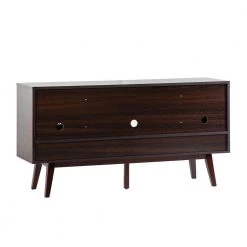 Cao 57 in Espresso TV Stand for TVs up to 65 in. Corn with Shelf by JAYDEN CREATION -JAYDEN CREATION Sales espresso jayden creation tv stands hzstvs0249 espresso c3 1000