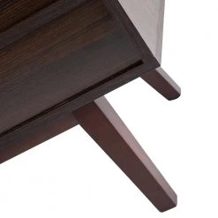 Cao 57 in Espresso TV Stand for TVs up to 65 in. Corn with Shelf by JAYDEN CREATION -JAYDEN CREATION Sales espresso jayden creation tv stands hzstvs0249 espresso fa 1000
