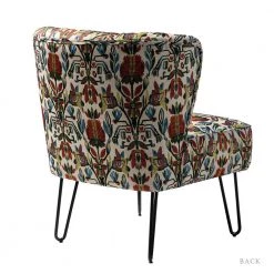 Dionisio Floral Upholstery Side Chair with Floral Pattern Set of 2 by JAYDEN CREATION -JAYDEN CREATION Sales floral jayden creation accent chairs chm0173 floral s2 c3 1000