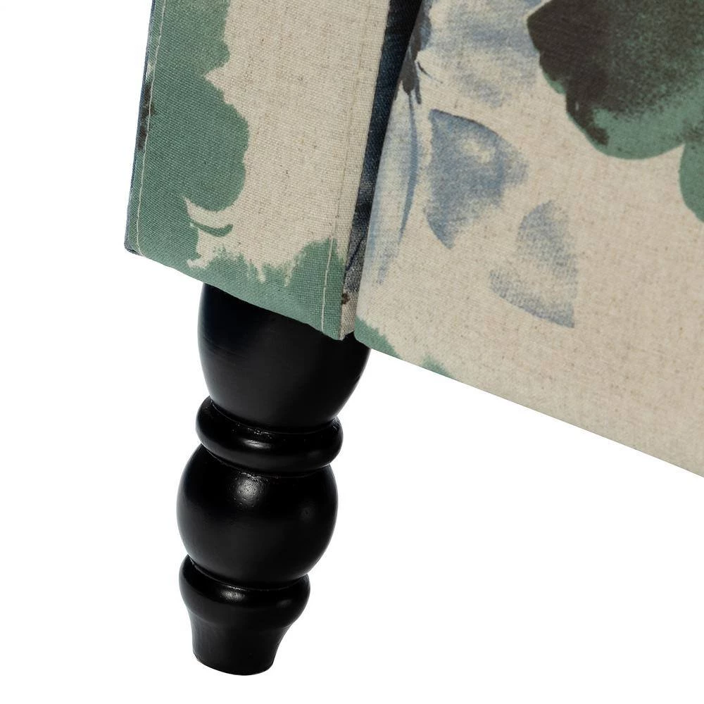 Celia Floral Wing Back Manual Recliner by JAYDEN CREATION 8 Celia Floral Wing Back Manual Recliner by JAYDEN CREATION - Image 8