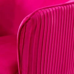 Juliis Fushia Barrel Chair with Metal Legs by JAYDEN CREATION 16 Juliis Fushia Barrel Chair with Metal Legs by JAYDEN CREATION -JAYDEN CREATION Sales fushia jayden creation accent chairs chm0425 fushia 44 1000