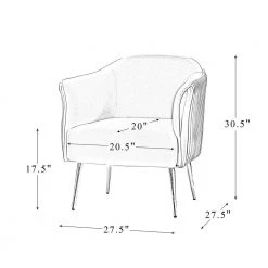 Juliis Fushia Barrel Chair with Metal Legs by JAYDEN CREATION 18 Juliis Fushia Barrel Chair with Metal Legs by JAYDEN CREATION -JAYDEN CREATION Sales fushia jayden creation accent chairs chm0425 fushia 76 1000