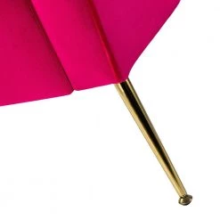 Brion Fushia Accent Wingback Chair with Button Tufted Back (Set of 2) by JAYDEN CREATION -JAYDEN CREATION Sales fushia jayden creation accent chairs chwh0116 fushia s2 fa 1000