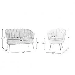 Yeran 52 in. 3 Piece Fushia Living Room Set by JAYDEN CREATION -JAYDEN CREATION Sales fushia jayden creation living room sets sf215 ch119 s2 fushi 76 1000