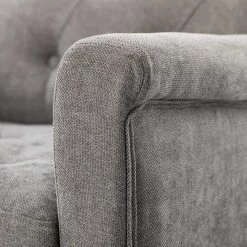 Oechalia Grey Armchair with Button-tufted set of 2 by JAYDEN CREATION -JAYDEN CREATION Sales gray jayden creation accent chairs chwh0526 grey s2 44 1000