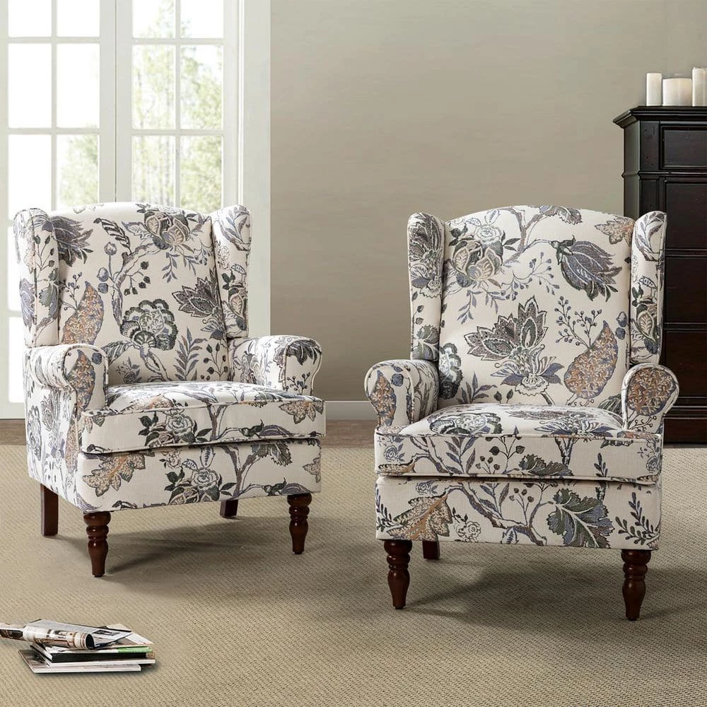 Daunus Green Armchair with Turned Legs (Set of 2) by JAYDEN CREATION 10 Daunus Green Armchair with Turned Legs (Set of 2) by JAYDEN CREATION - Image 10