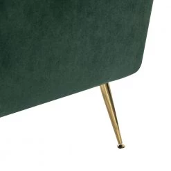 Mδ Nico Contemporary and Classic Green Armchair with Metal Legs by JAYDEN CREATION -JAYDEN CREATION Sales green jayden creation accent chairs chwh0284 green fa 1000